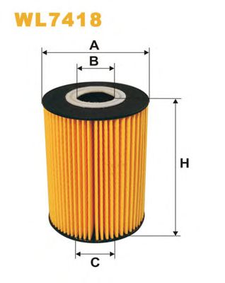 WIX FILTERS wl7418 -  Фильтр масляный двигателя